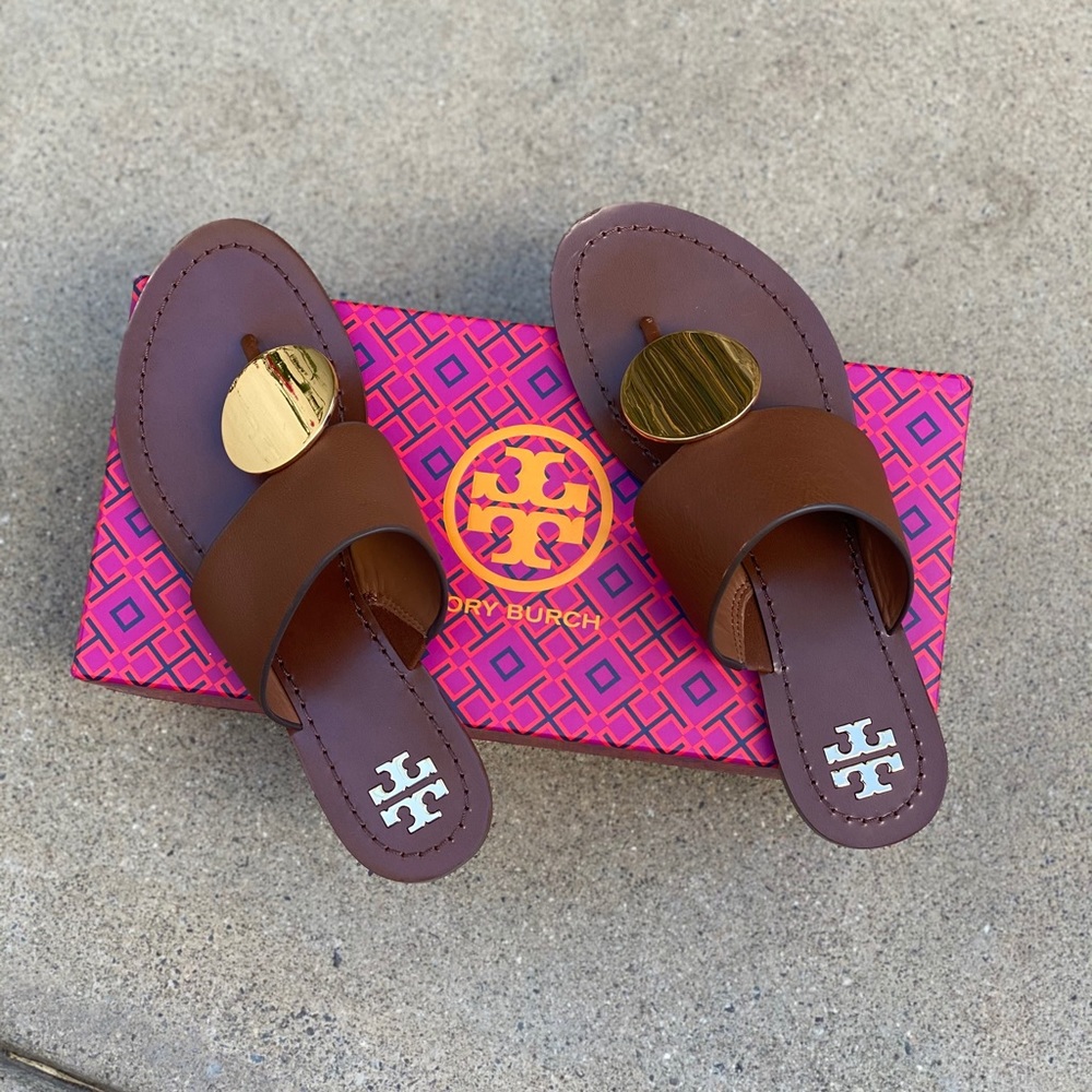 ‼️SOLD‼️ Tory Burch Sandals 💯 Brand New - Picture 3 of 4